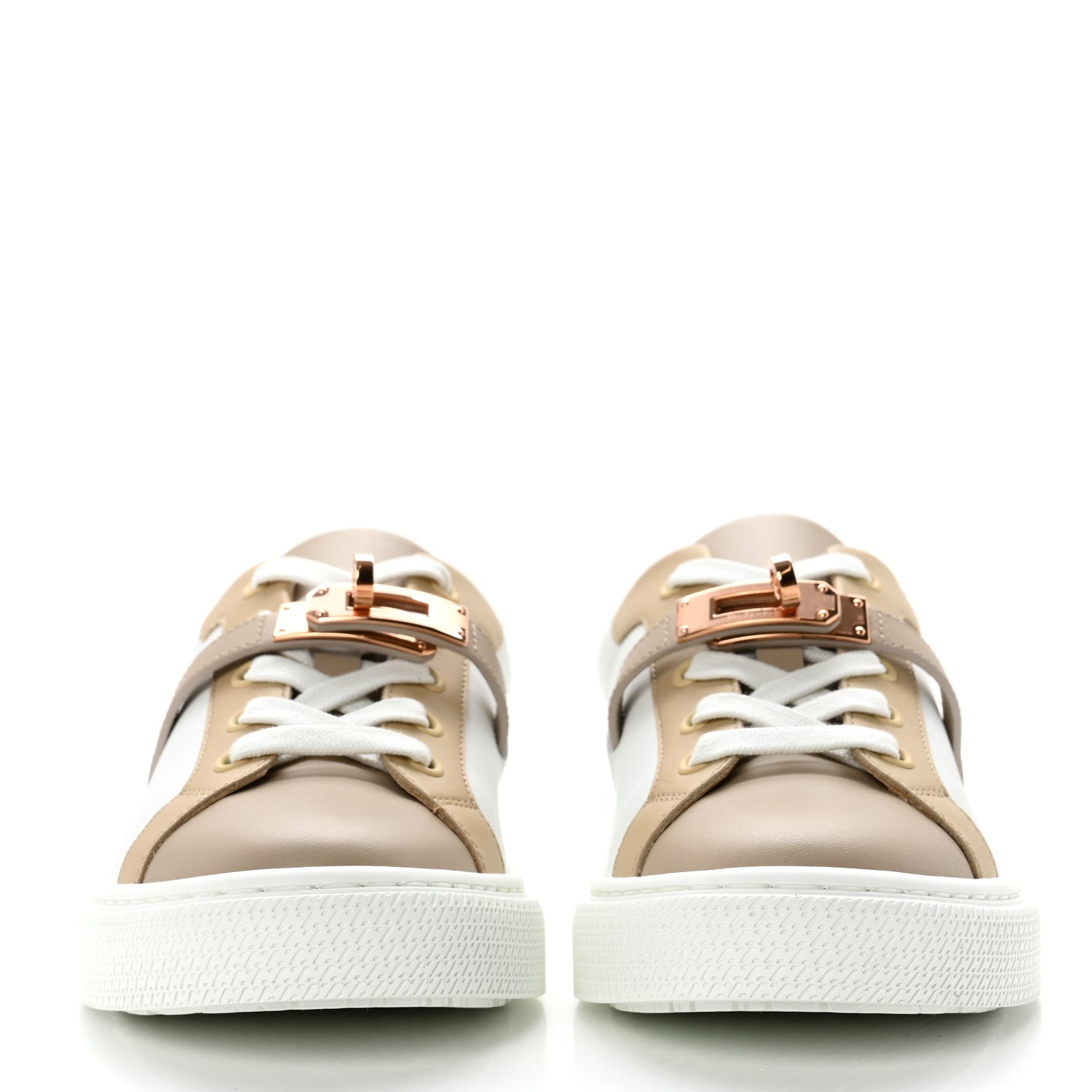 Hermes Calfskin Day Sneakers 35 Multicolor White 2 of 10