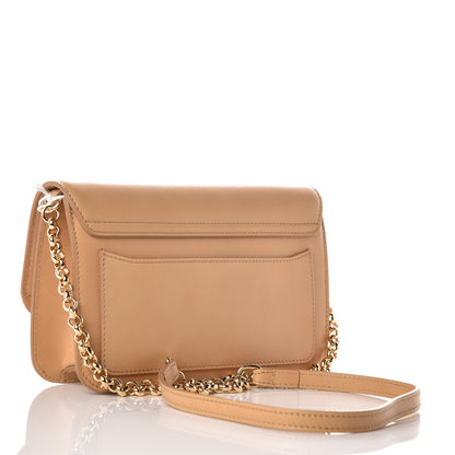 Chloe Calfskin Suede C Clutch With Chain Bleached Brown 2 of 10