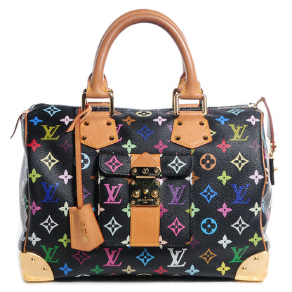 Louis Vuitton Monogram Multicolor Speedy 30 Black 1 of 11