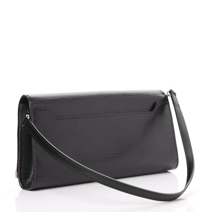 Louis Vuitton Epi Sevigne Clutch Black 3 of 6