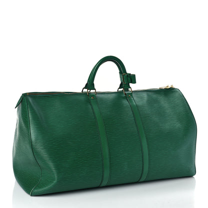 Louis Vuitton Epi Keepall 55 Borneo 2 of 23