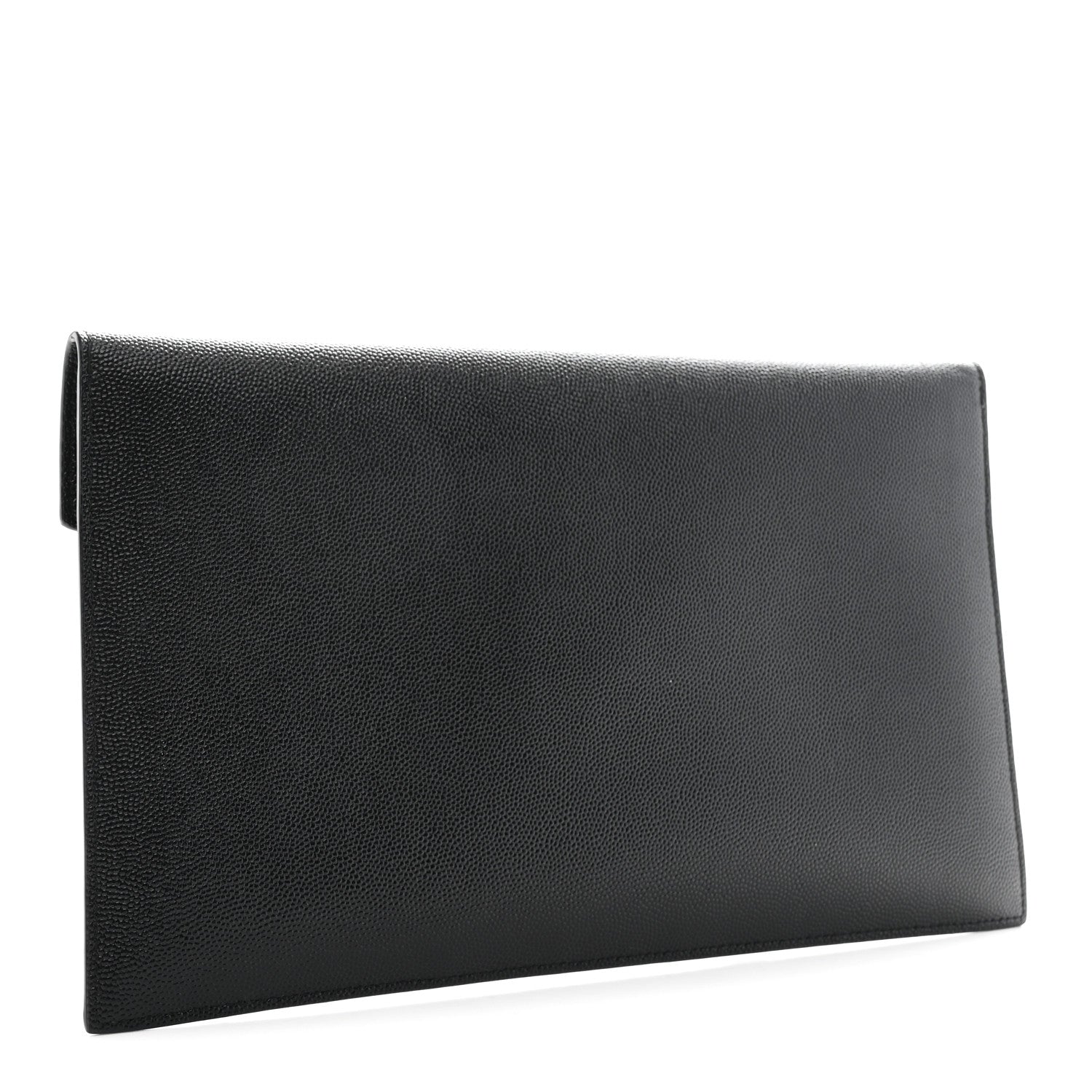 Saint Laurent Grain De Poudre Uptown Pouch Black 2 of 7