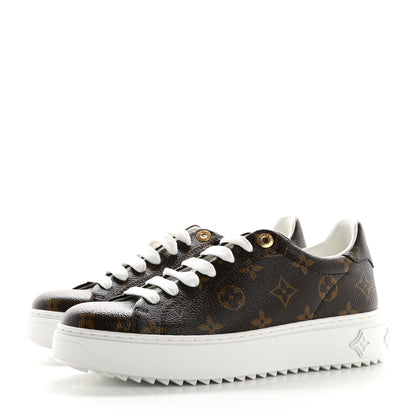 Louis Vuitton Monogram Time Out Sneakers 37.5 4 of 11