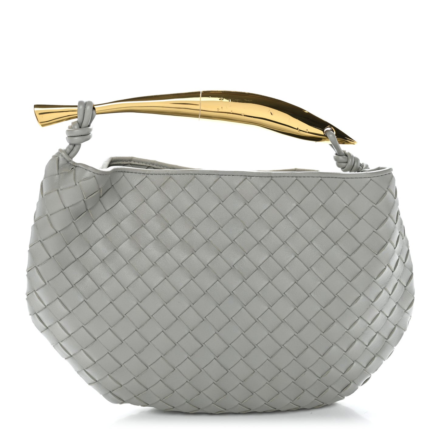 Nappa Intrecciato Sardine Bag Agate Grey