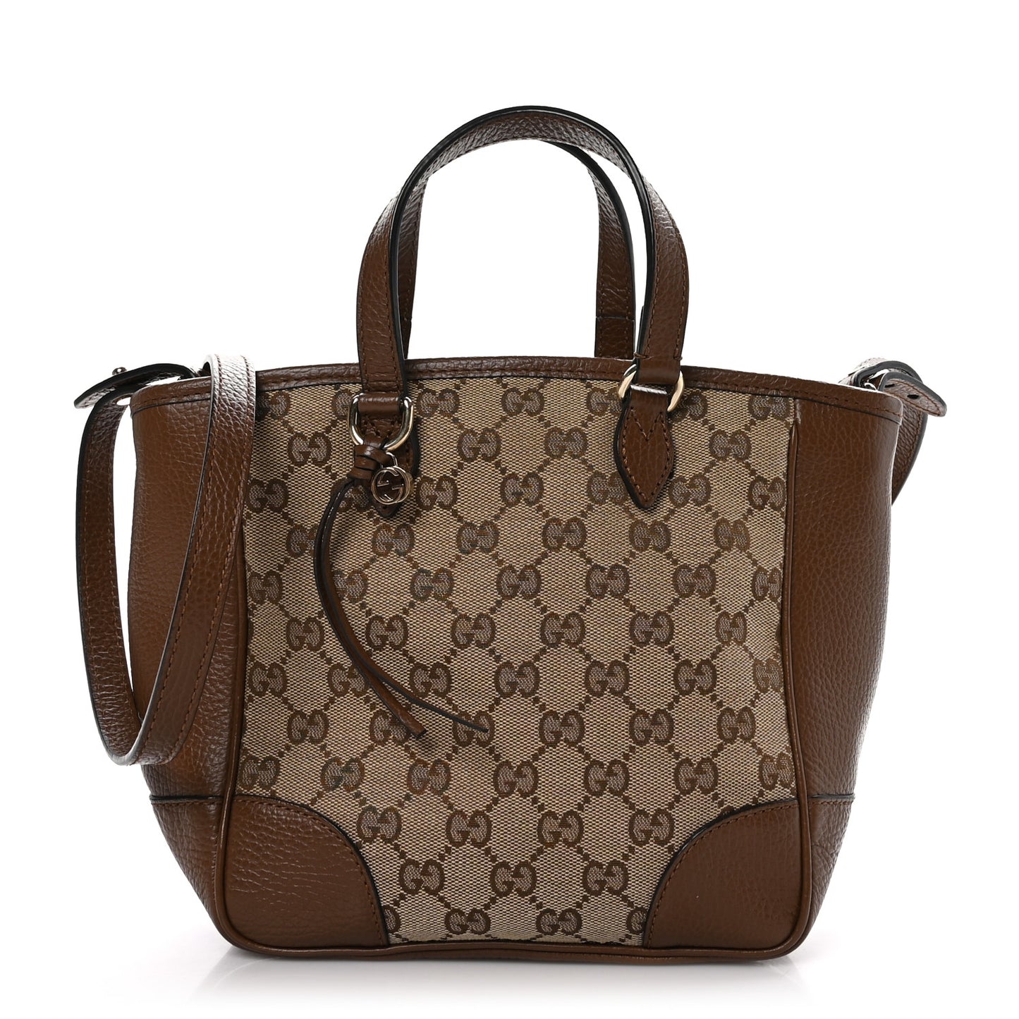 Monogram Small Bree Tote Beige Tabacco