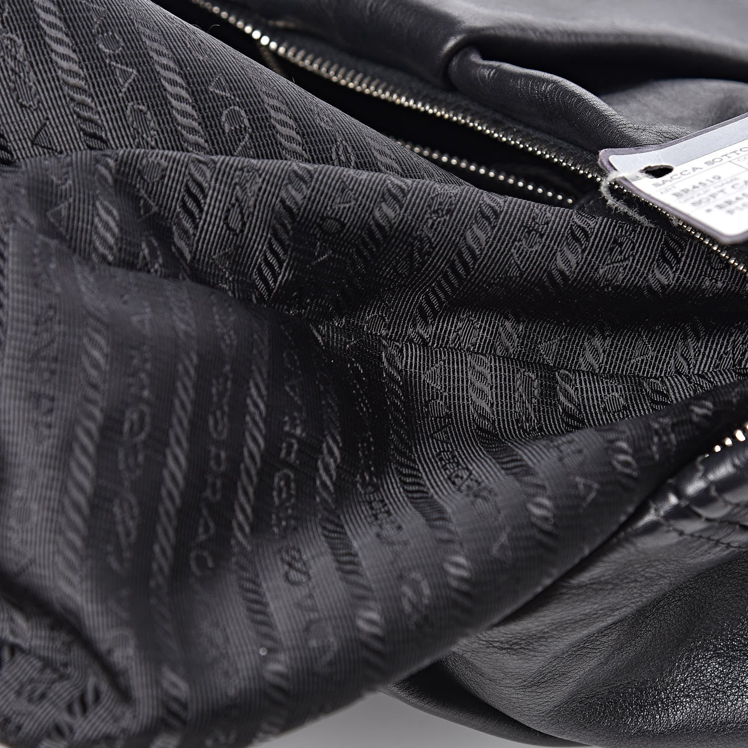 Prada Soft Calf Hobo Black 9 of 14