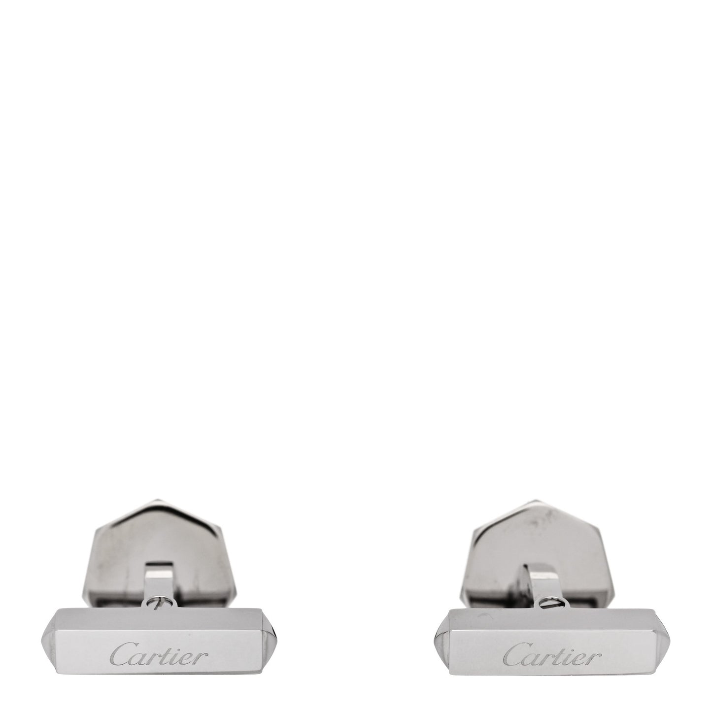 Palladium Sterling Silver Blue Spinel R De Cartier Biplane Cufflinks