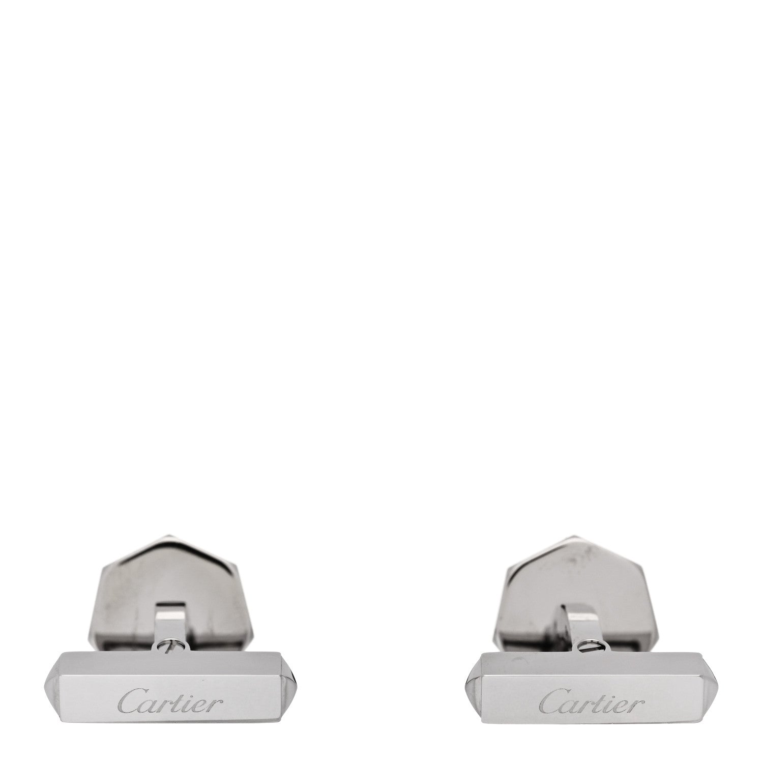 Cartier Palladium Sterling Silver Blue Spinel R De Cartier Biplane Cufflinks 3 of 6