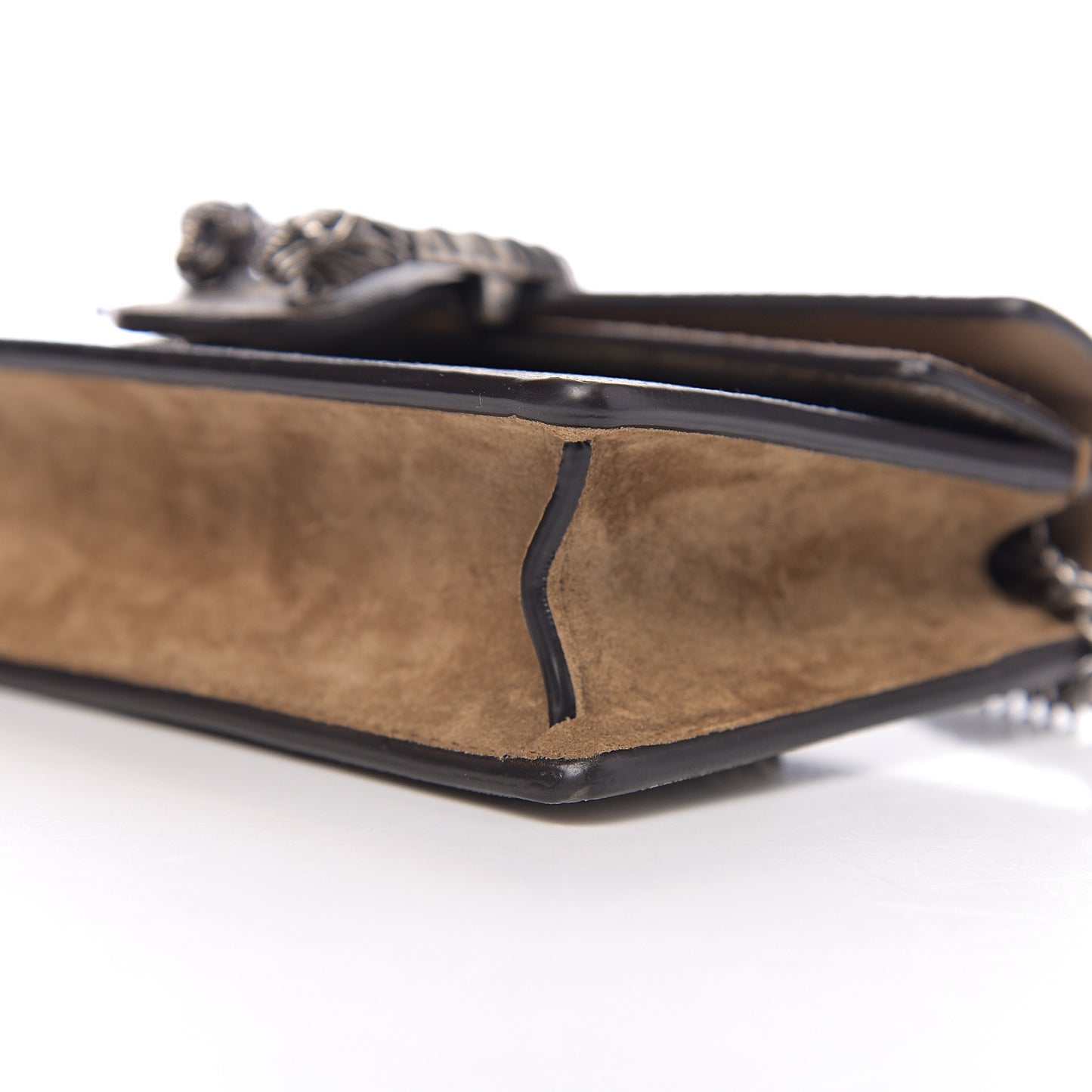 GG Supreme Monogram Super Mini Dionysus Shoulder Bag Taupe