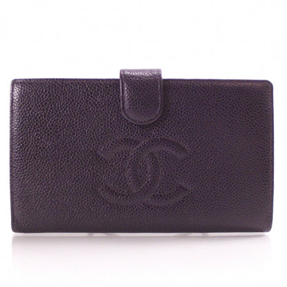 Chanel Caviar CC Wallet Clutch Purple 1 of 10