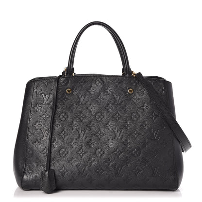 Louis Vuitton Empreinte Montaigne GM Black 1 of 8