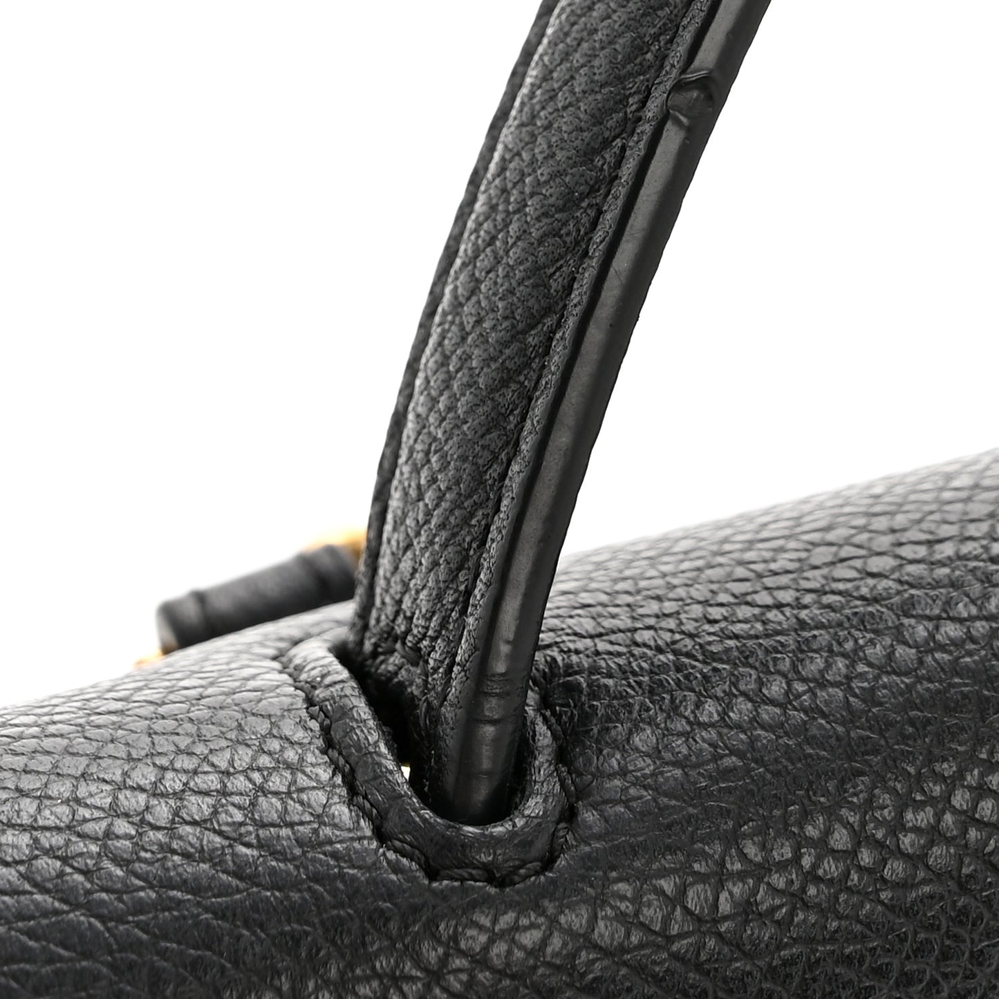 Grained Calfskin Nano Belt Bag Black