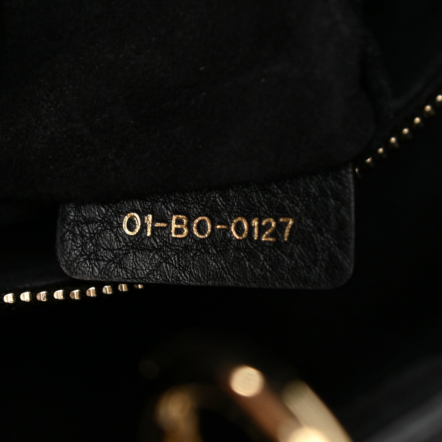 Grained Calfskin Cannage Medium Supple Lady Dior Black