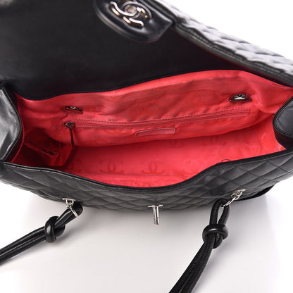 Chanel Calfskin Quilted Large Cambon Flap Black 7 of 19