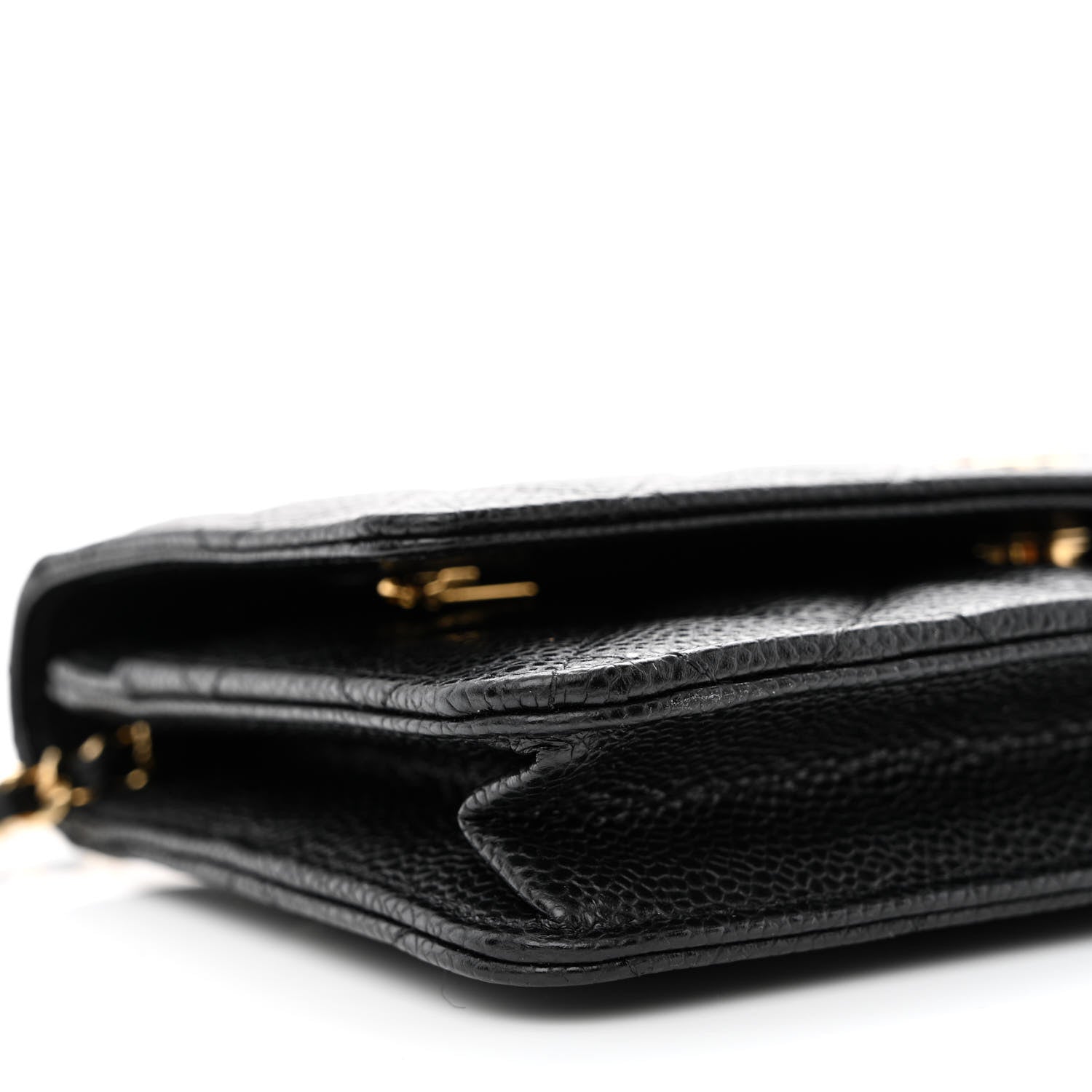 Chanel Caviar Quilted Wallet on Chain WOC Black 10 of 14