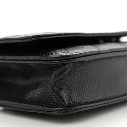 Chanel Caviar Quilted Wallet on Chain WOC Black 9 of 10