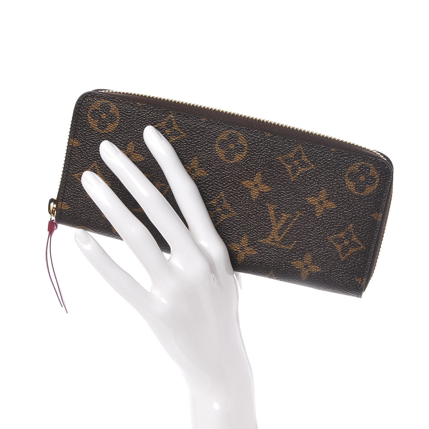 Louis Vuitton Monogram Clemence Wallet Fuchsia 2 of 8