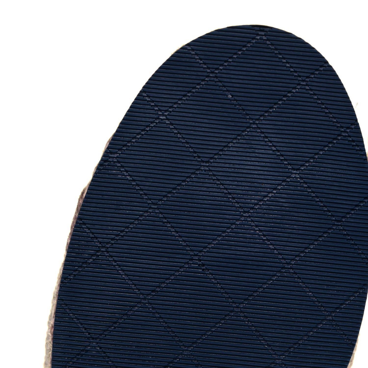 Chanel Fabric Patent Calfskin CC Espadrilles 38 Blue 9 of 9