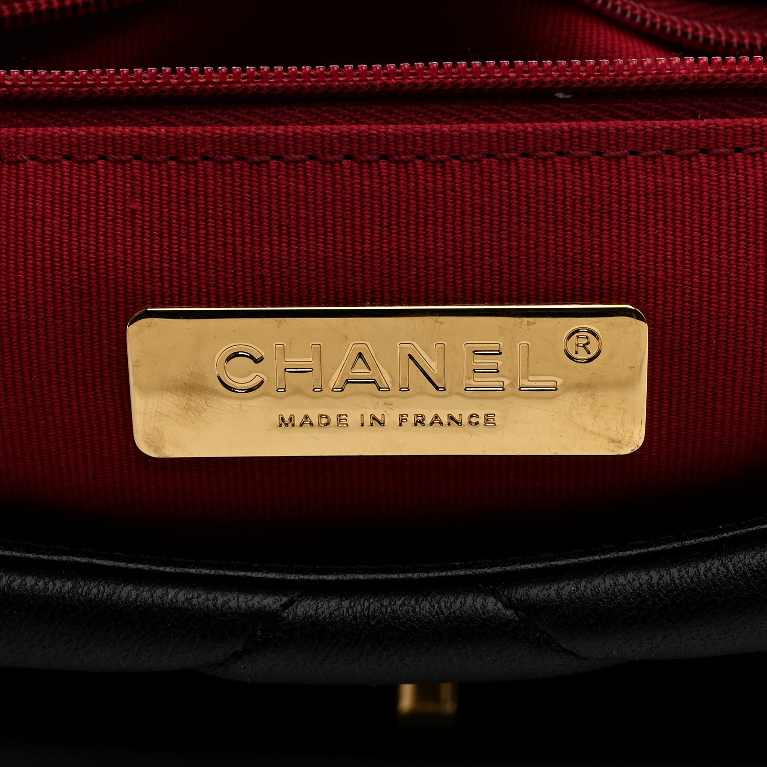 Chanel Lambskin Quilted Medium Chanel 19 Flap Black 6 of 10