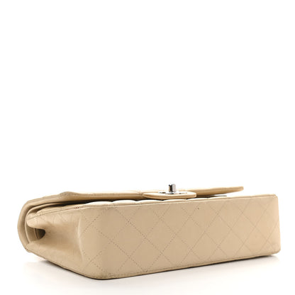 Chanel Lambskin Quilted Medium Double Flap Beige 3 of 10