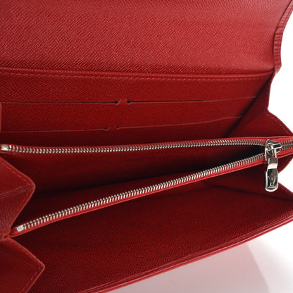 Louis Vuitton Epi Sarah Wallet Rouge 6 of 7