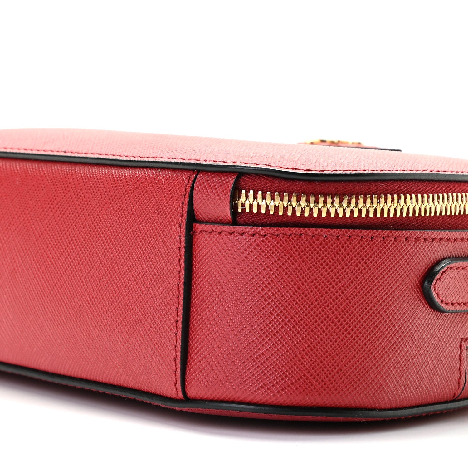 Prada Saffiano Lux Odette Crossbody Fuoco 9 of 9