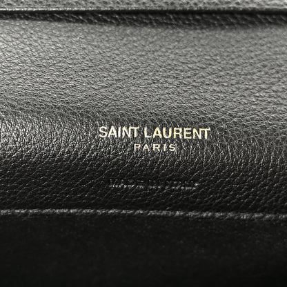 Saint Laurent Calfskin Tiny Monogram Cassandre Wallet Black 6 of 8