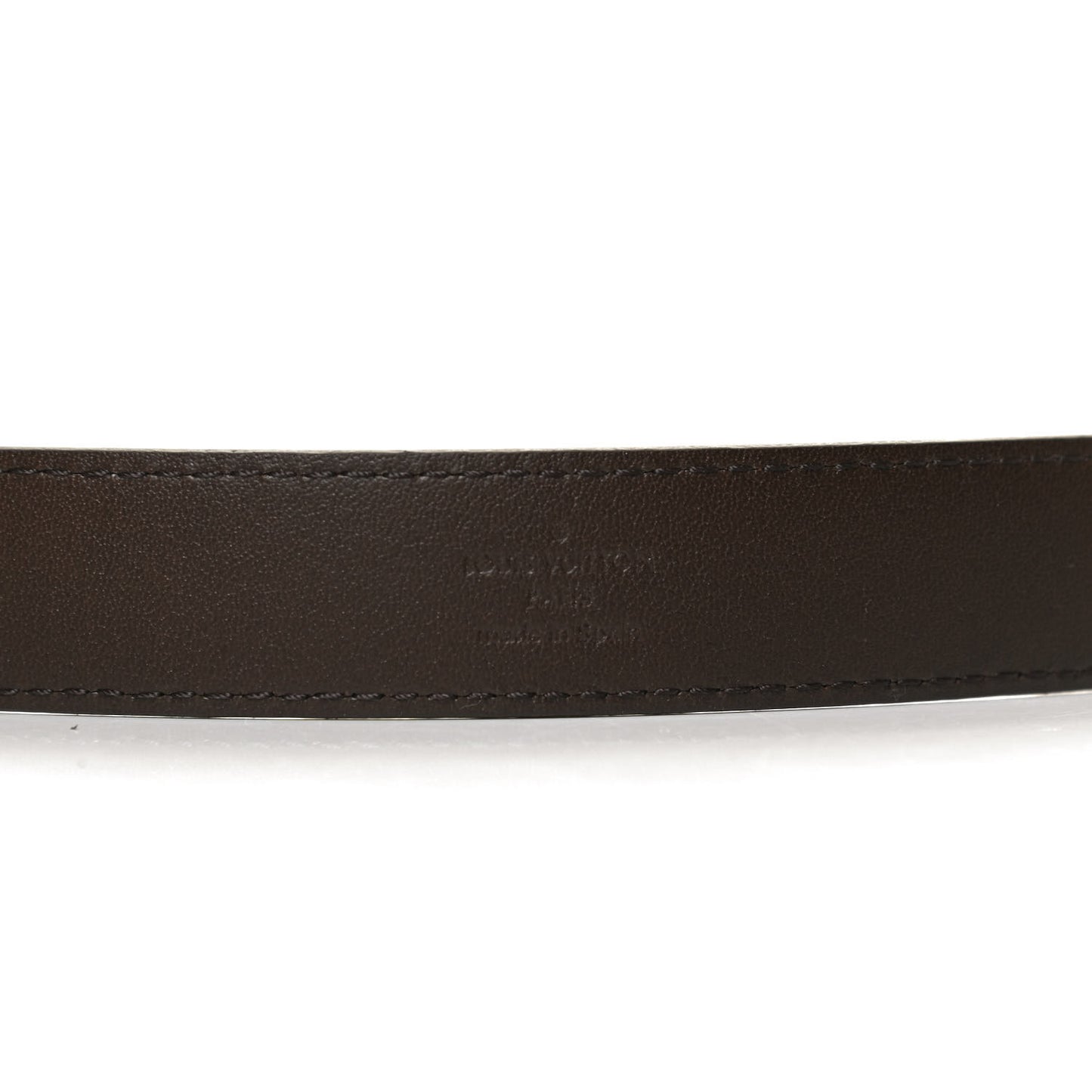 Mini Damier Ebene 25mm LV Initiales Belt 85 34