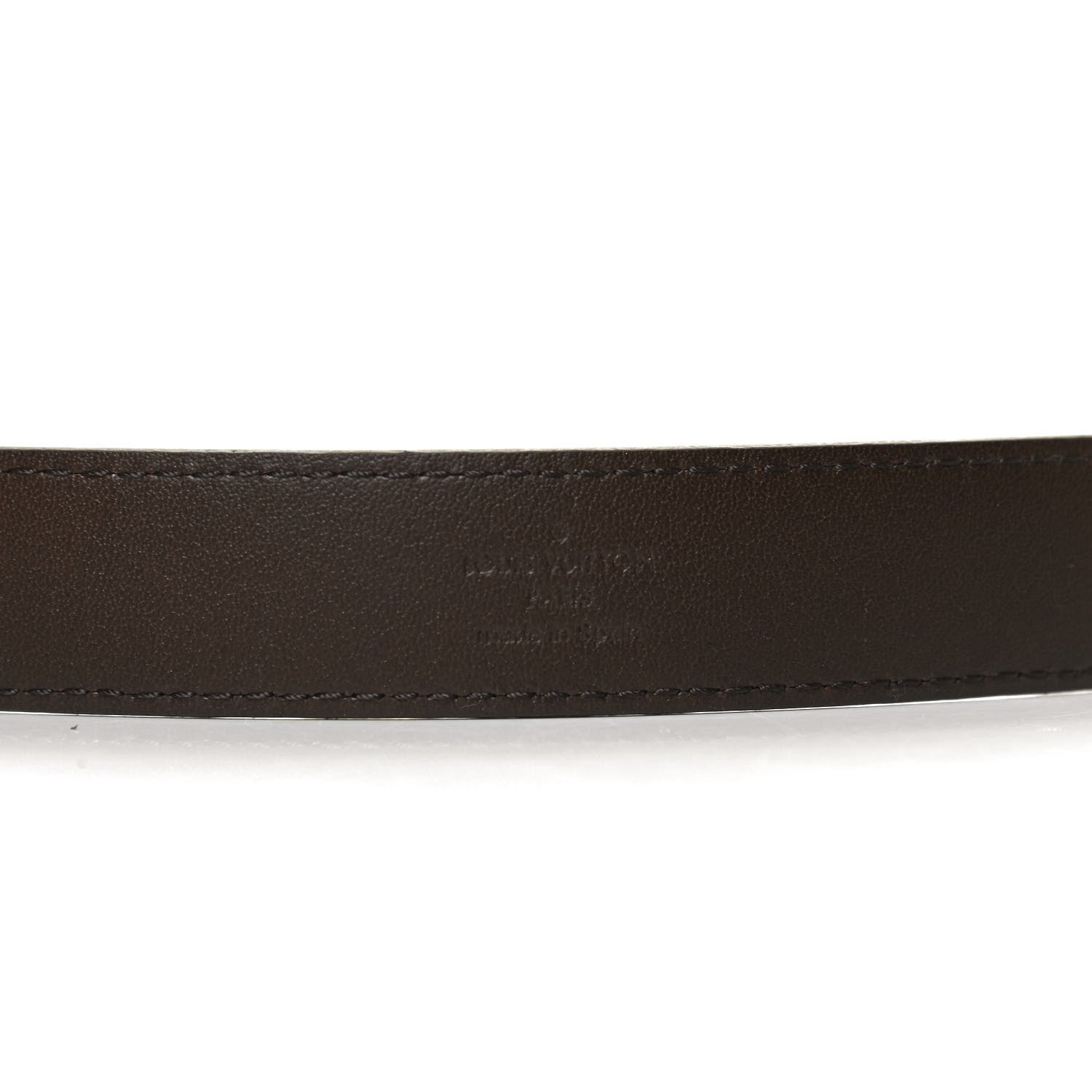 Louis Vuitton Mini Damier Ebene 25mm LV Initiales Belt 85 34 4 of 6