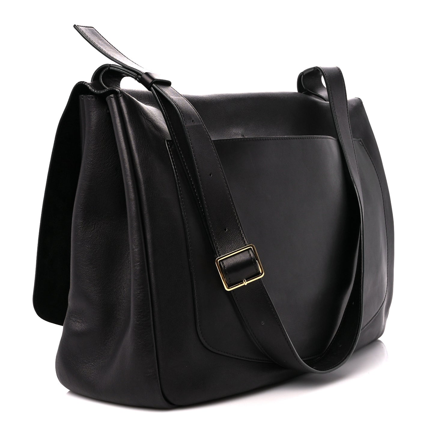 Calfskin Mail Bag Black
