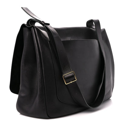 The Row Calfskin Mail Bag Black 3 of 10
