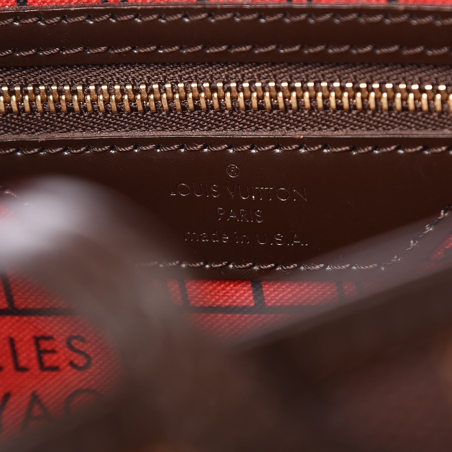Louis Vuitton Damier Ebene Neverfull PM 6 of 7