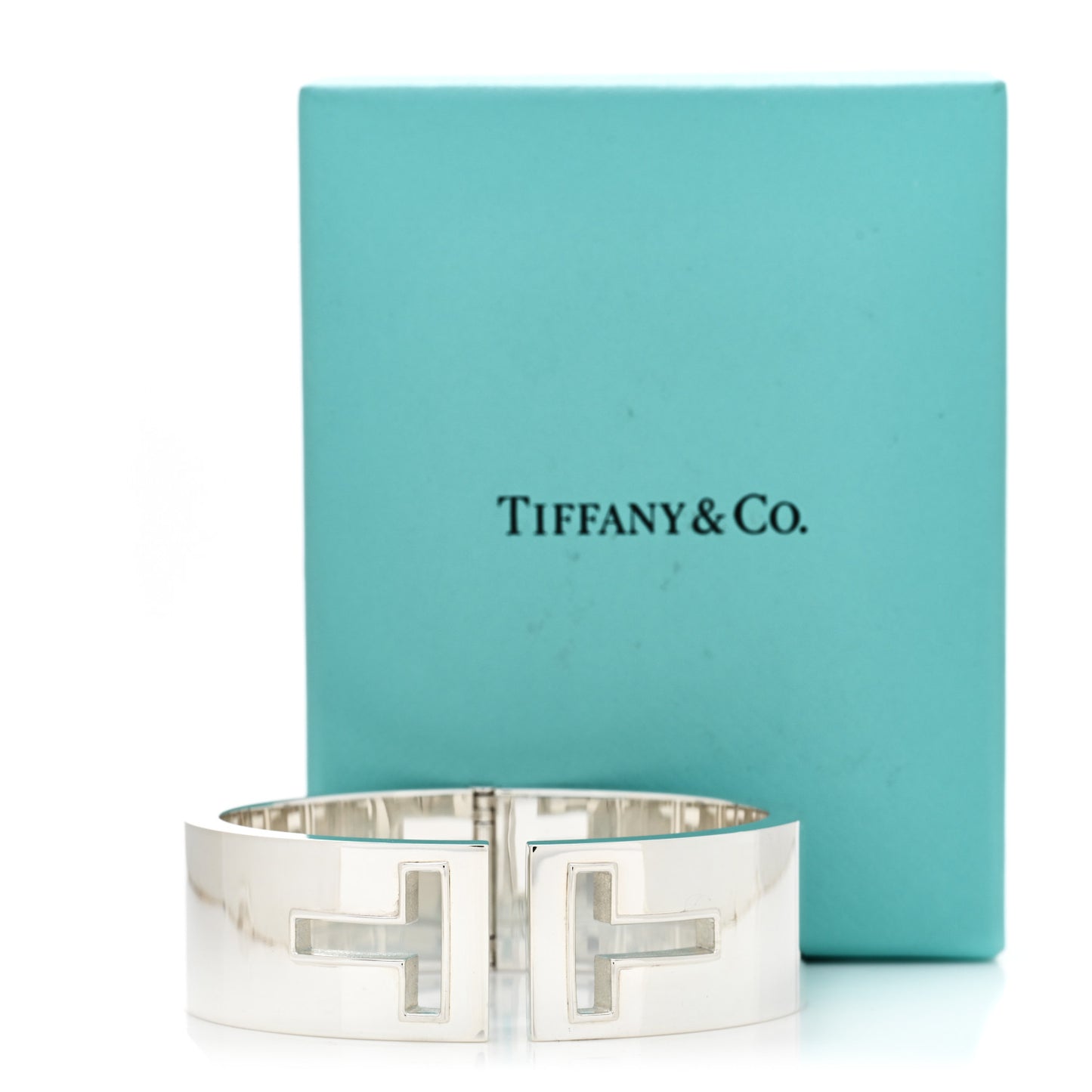 Sterling Silver T Cutout Cuff Bracelet