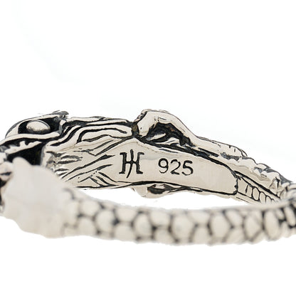 John Hardy Sterling Silver Naga Dragon Head Ring 51 5.75 7 of 7