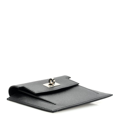 Hermes Epsom Kelly Pocket Compact Wallet Black 4 of 8