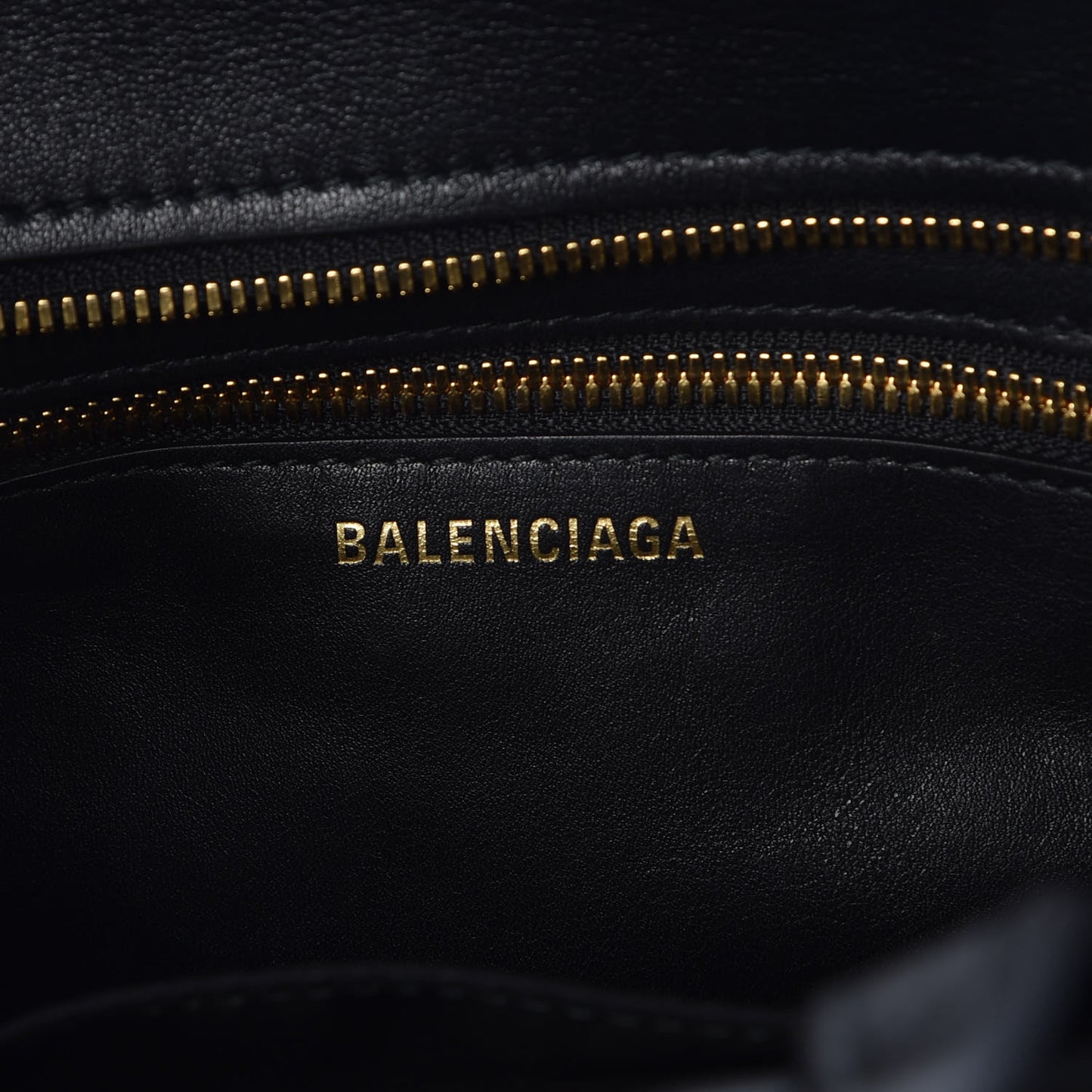 Calfskin XS Fringe Laundry Cabas Black