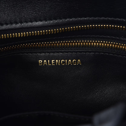 Balenciaga Calfskin XS Fringe Laundry Cabas Black 6 of 6