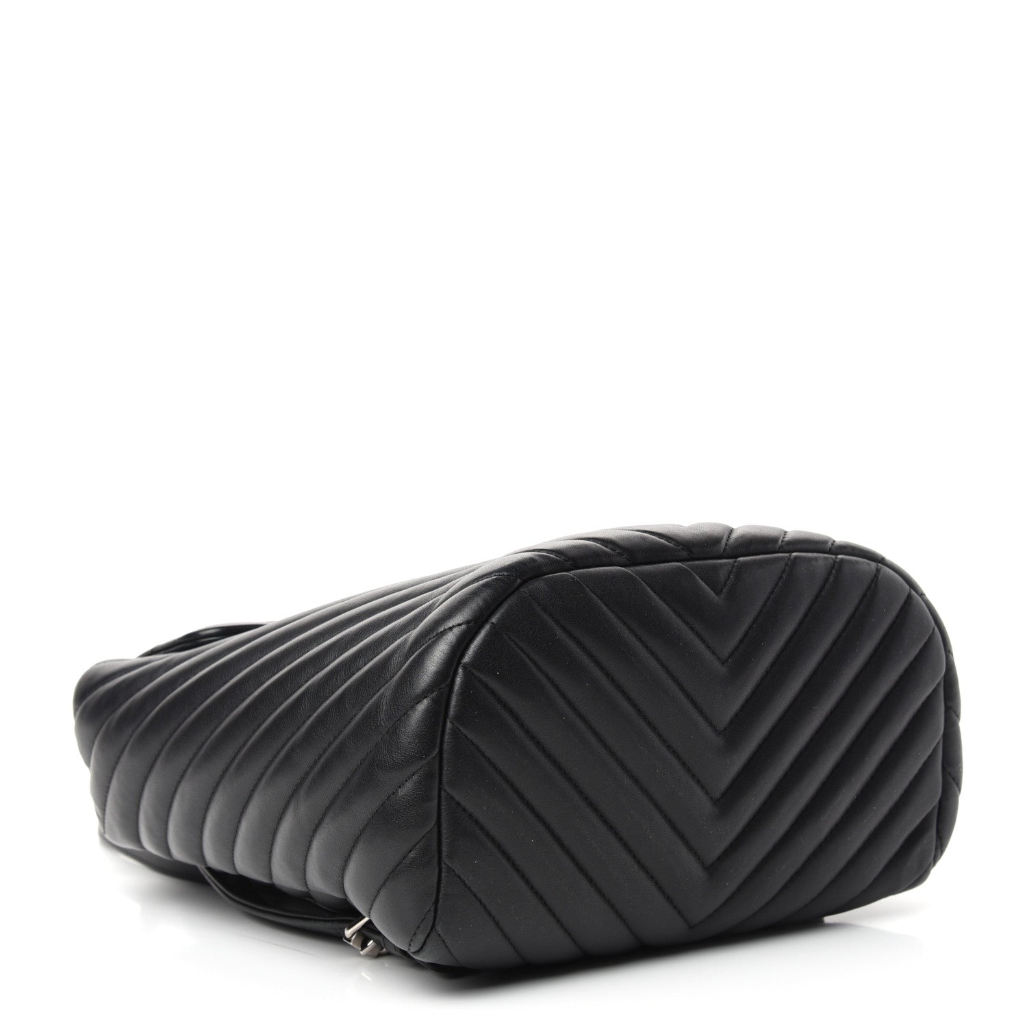 Chanel Calfskin Chevron Quilted Small Urban Spirit Backpack Black 4 of 10