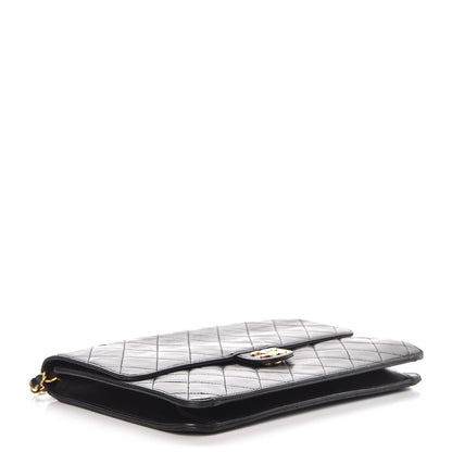 Chanel Lambskin Quilted Medium Single Flap Black 4 of 7
