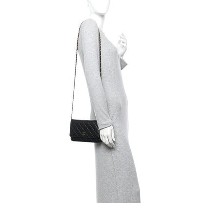 Chanel Caviar Quilted Wallet On Chain WOC Black 2 of 14