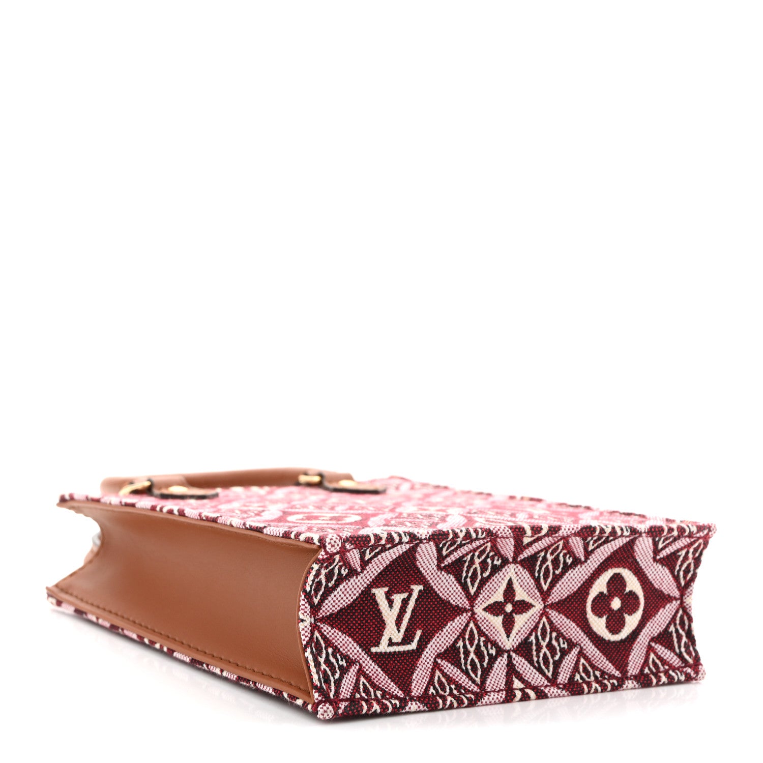 Louis Vuitton Jacquard Since 1854 Petit Sac Plat Bordeaux 4 of 10