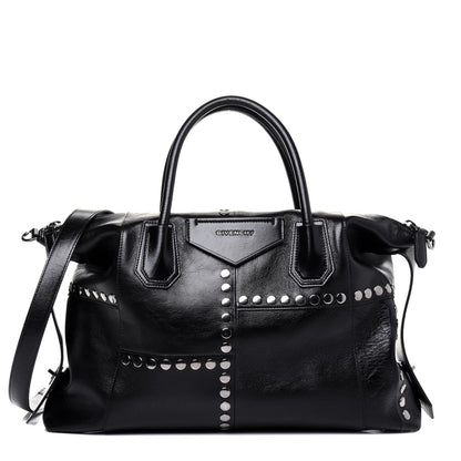 Givenchy Smooth Calfskin Medium Studded Soft Antigona Black 1 of 12