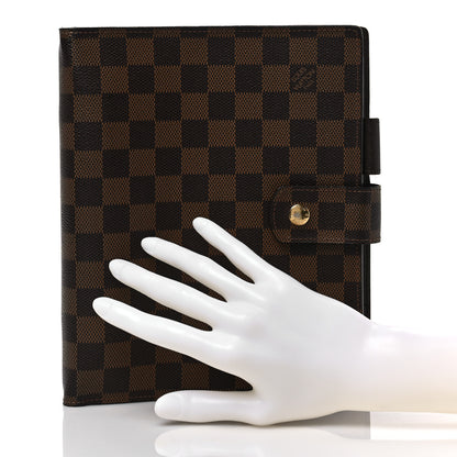 Louis Vuitton Damier Ebene Large Ring Agenda Cover 2 of 7