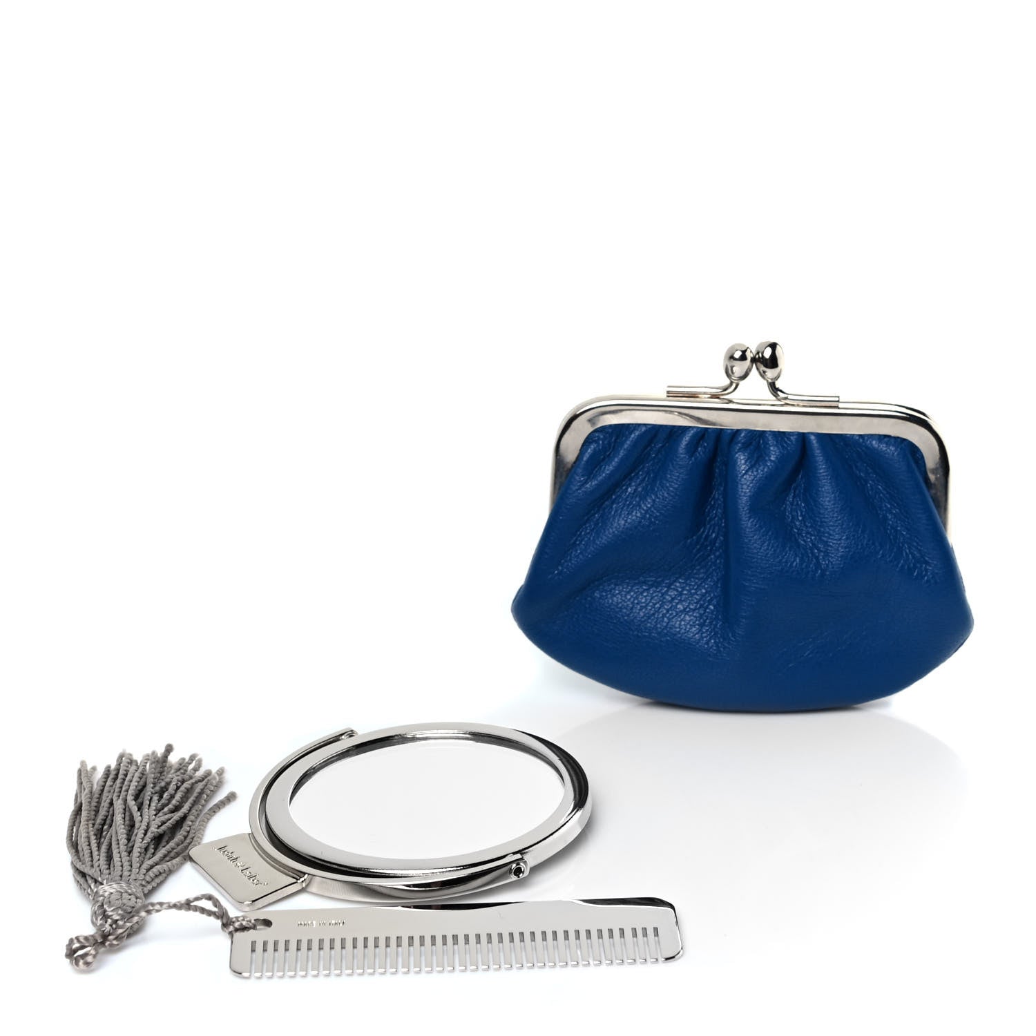 Judith Leiber Crocodile Crystal Shoulder Bag Blue 5 of 5