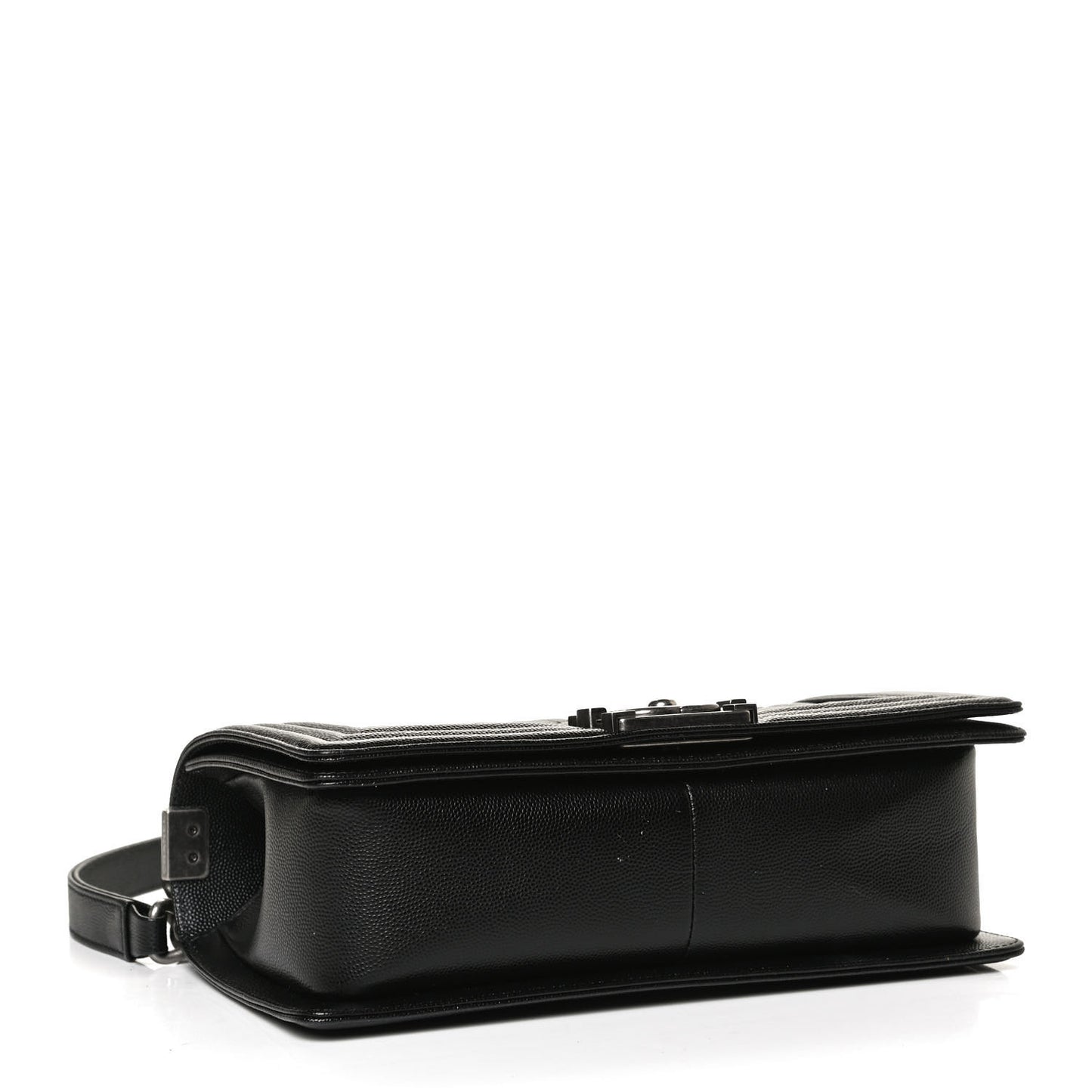 Caviar Quilted Medium Boy Flap Black