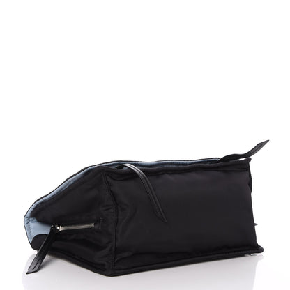 Prada Nylon Tessuto Studded Small Etiquette Bag Black Astrale 4 of 8