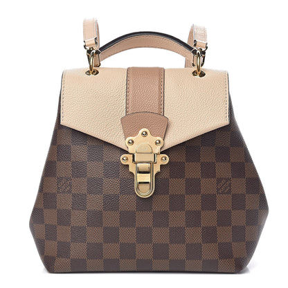 Louis Vuitton Damier Ebene Clapton Backpack Creme 1 of 11