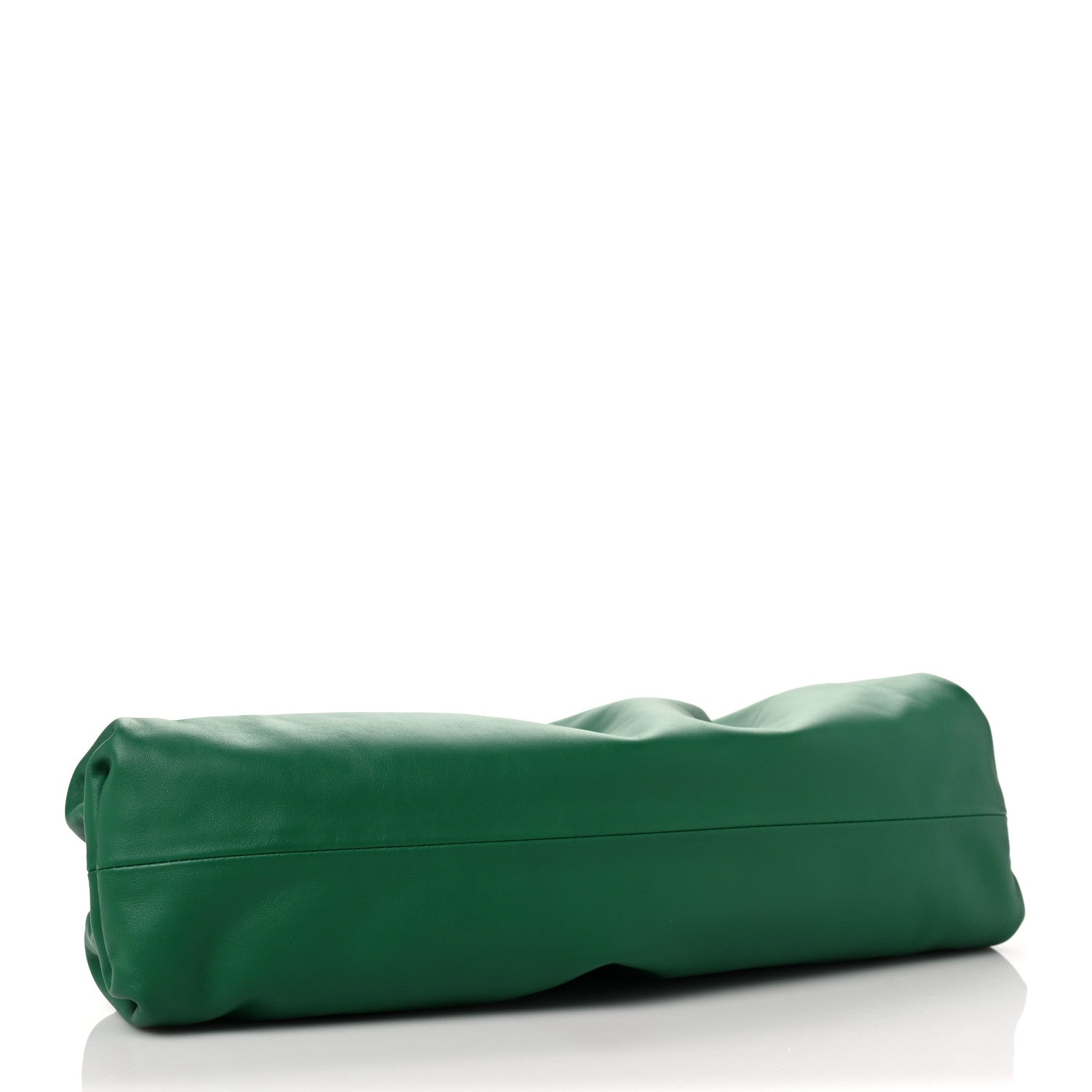 Bottega Veneta Smooth Butter Calf The Pouch Oversized Clutch Racing Green 5 of 9