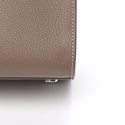 Saint Laurent Grained Calfskin Topstich Baby Sac De Jour Taupe 15 of 19