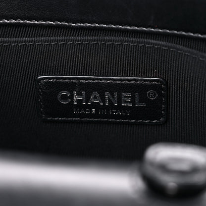 Chanel Lambskin LED Iridescent Metal Small Boy Flap Black Multicolor 6 of 16